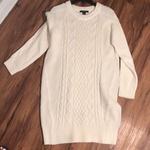 Knit sweater dress